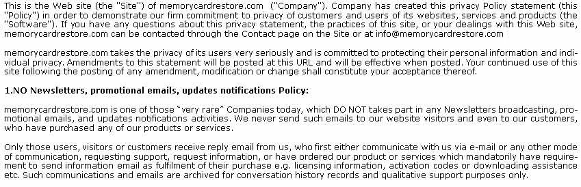 Privacy Policy