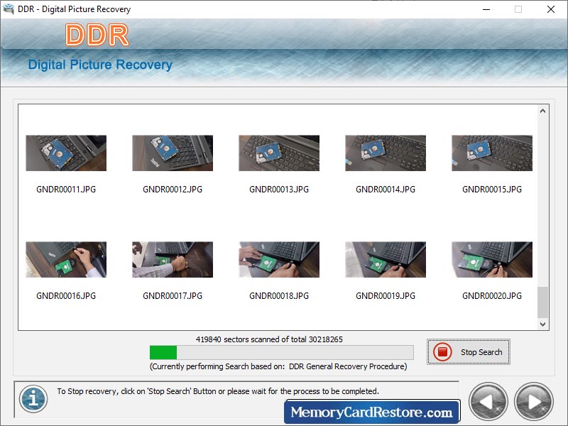 Digital Picture Restore software