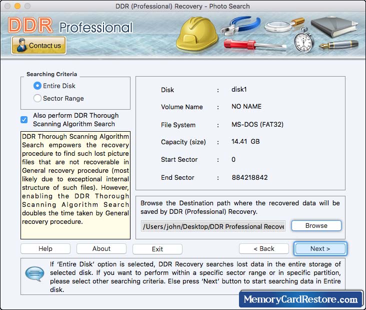 Mac DDR Professional Data Recovery