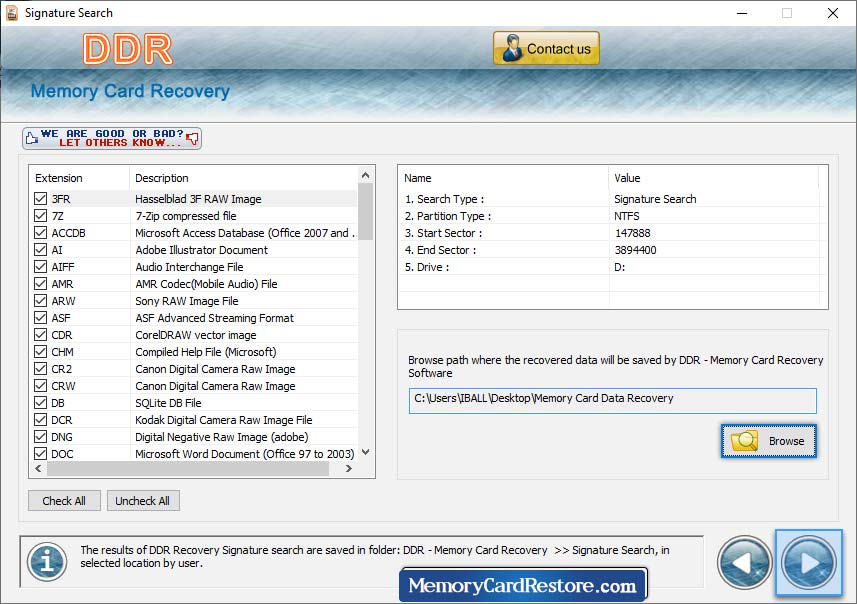 Memory Card Data Recovery Software