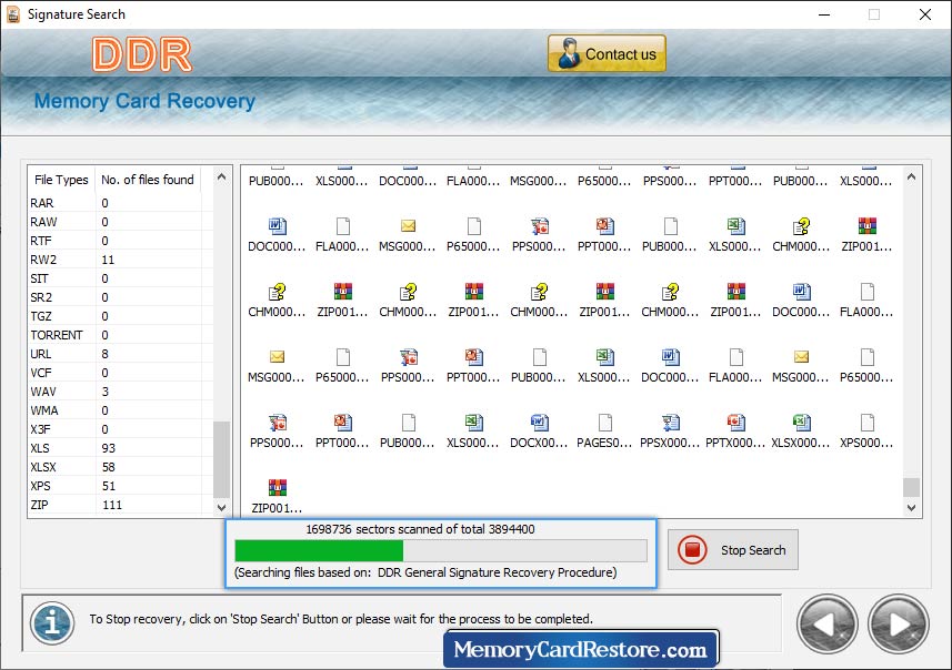 Memory Card Data Recovery Software Screenshots of how to recover