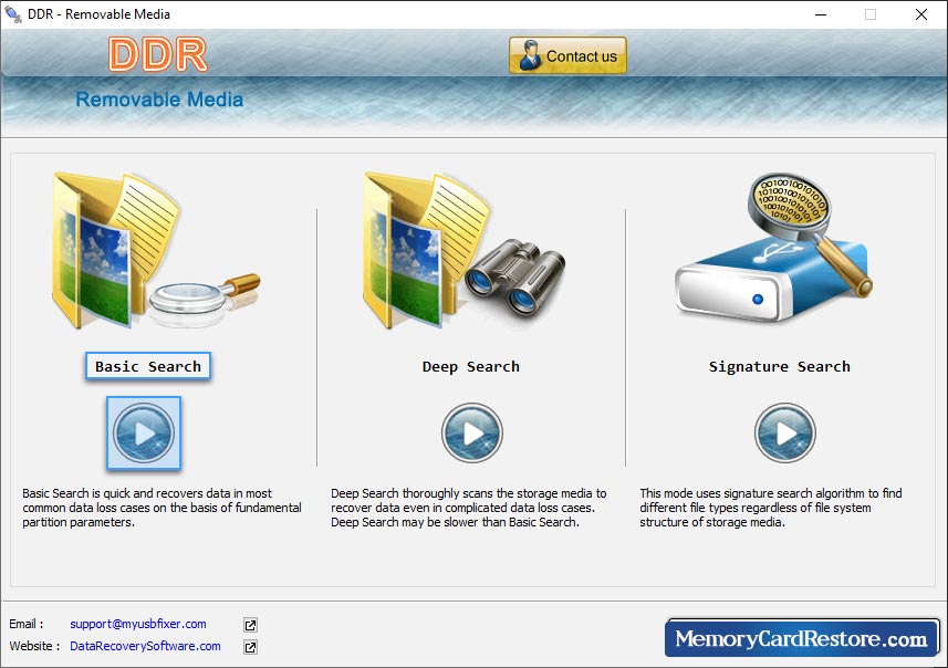 Removable Media Data Recovery Software